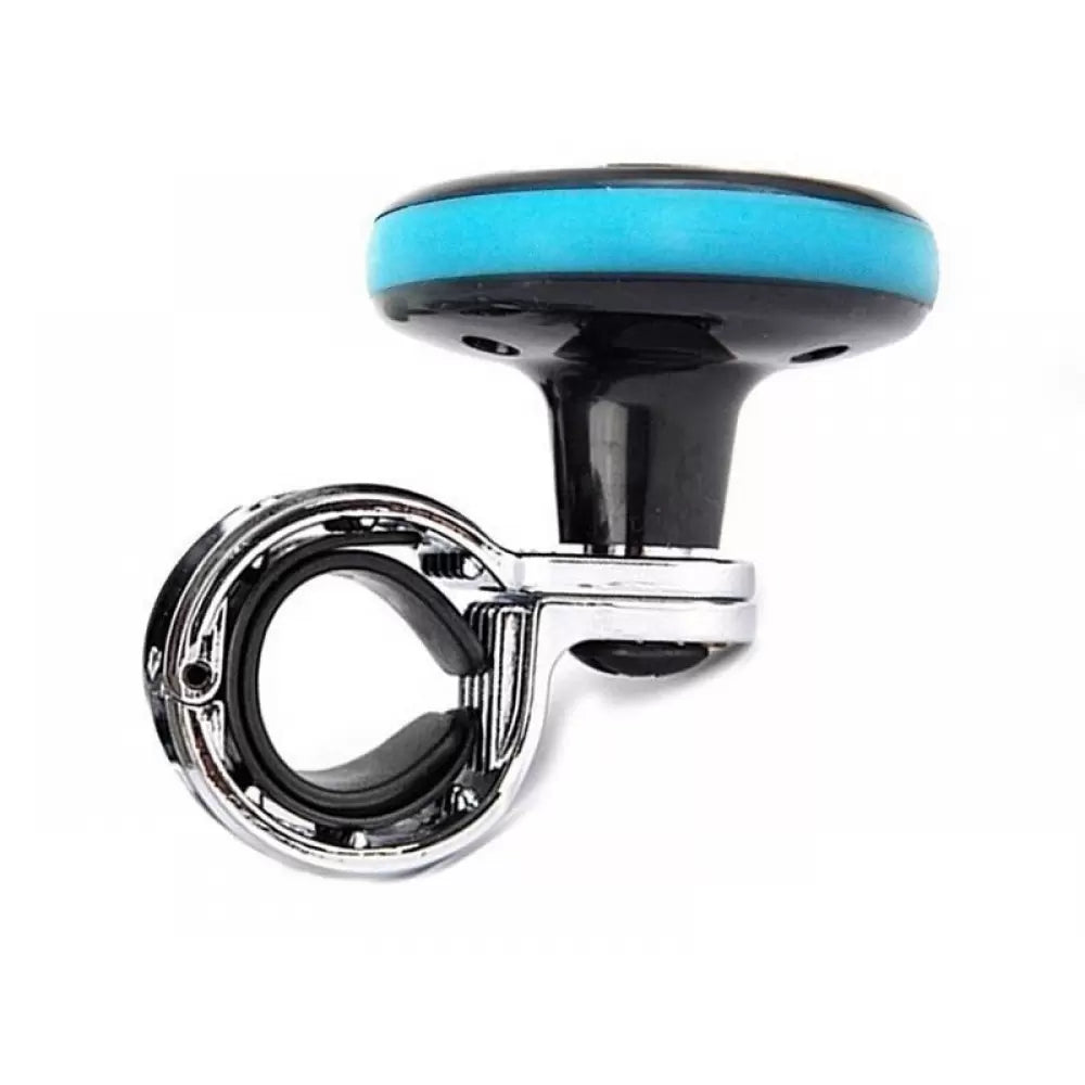 Puzzle Sporty Car Power Steering Handle Spinner Knob Black and Sky Blue

by Puzzle