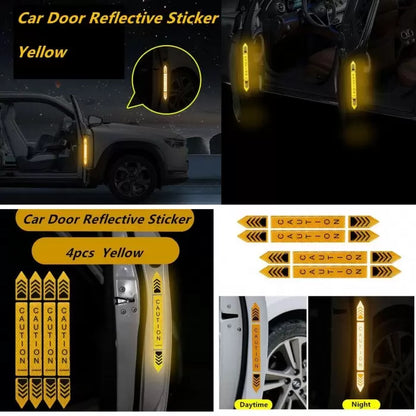 Car Door Caution Open Sticker Reflective Tape Safety Super Reflective Car Door Edge Bumper Body Warning Stickers Safety Sign Stickers

by Imported
