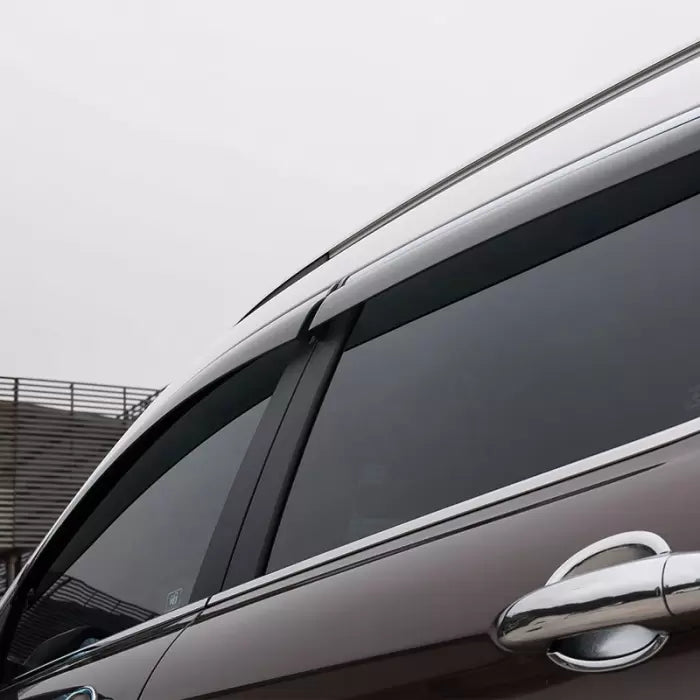 Maruti Suzuki New Ertiga 2018 Car Window Door Visor with Chrome Line (Set Of 6 Pcs.)

by Imported