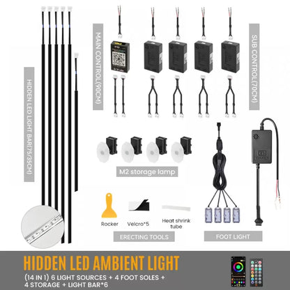 Cardi K3 Active Ultra Ambient RGB LED Interior Lights - 14 Pieces

by CARDI