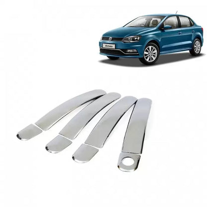 Volkswagen Ameo 2015 Onwards Chrome Handle Covers all Models - Set of 4

by Carhatke