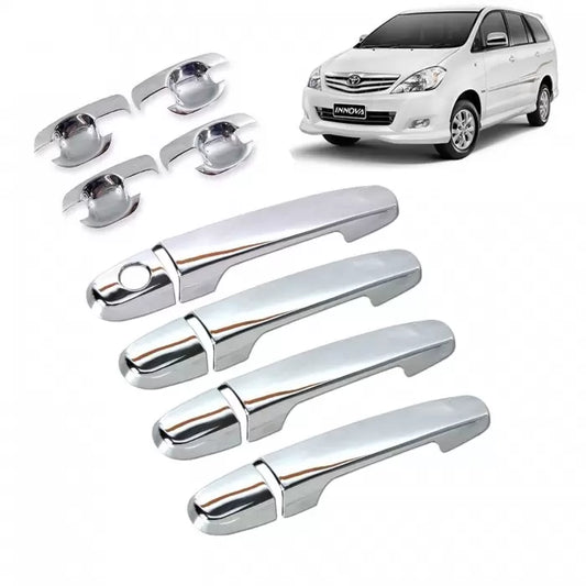 Toyota Innova 2003 - 2015 Door Handle Chrome Cover with Finger Bowl - Set Of 8

by Carhatke