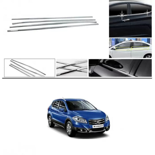 Maruti S Cross Lower Window Chrome Garnish Trims (Set Of 4Pcs.)

by Imported