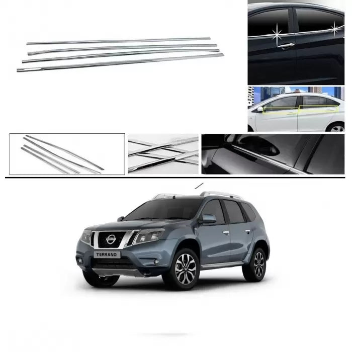 Nissan Terrano Lower Window Chrome Garnish Trims (Set Of 4Pcs.)

by Imported