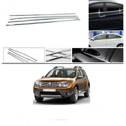 Renault Duster Lower Window Chrome Garnish Trims (Set of 4Pcs.)

by Imported