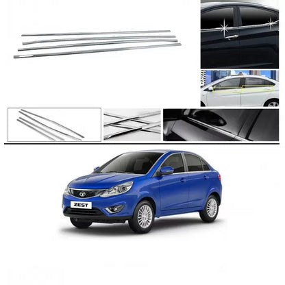 Tata Zest Lower Window Chrome Garnish Trims (Set of 4Pcs.)

by Imported