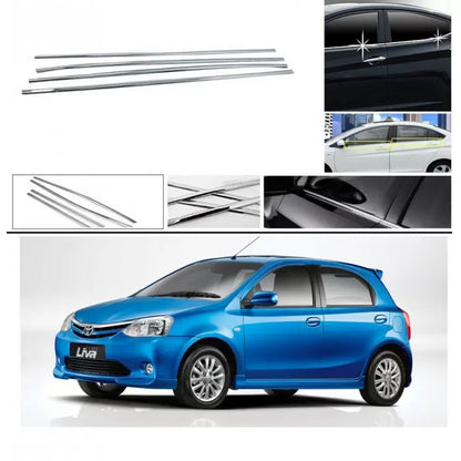 Toyota Etios Liva Lower Window Chrome Garnish Trims (Set Of 4Pcs.)

by Imported