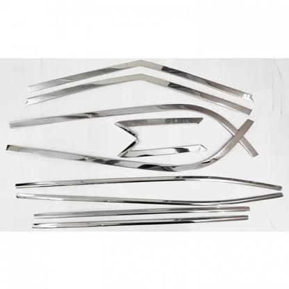 Hyundai New Creta 2020 Onwards Full Window Chrome Garnish Trims (Set Of 10Pcs.)

by Imported