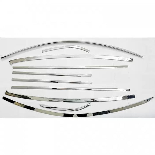 Nissan Sunny Full Window Chrome Garnish Trims (Set Of 10Pcs.)

by Imported