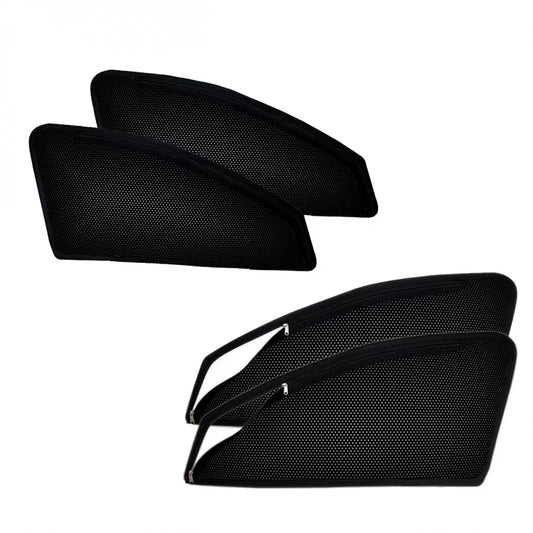 Hyundai Verna 2006-2010 Zipper Magnetic Window Sun Shades - 4 Pieces