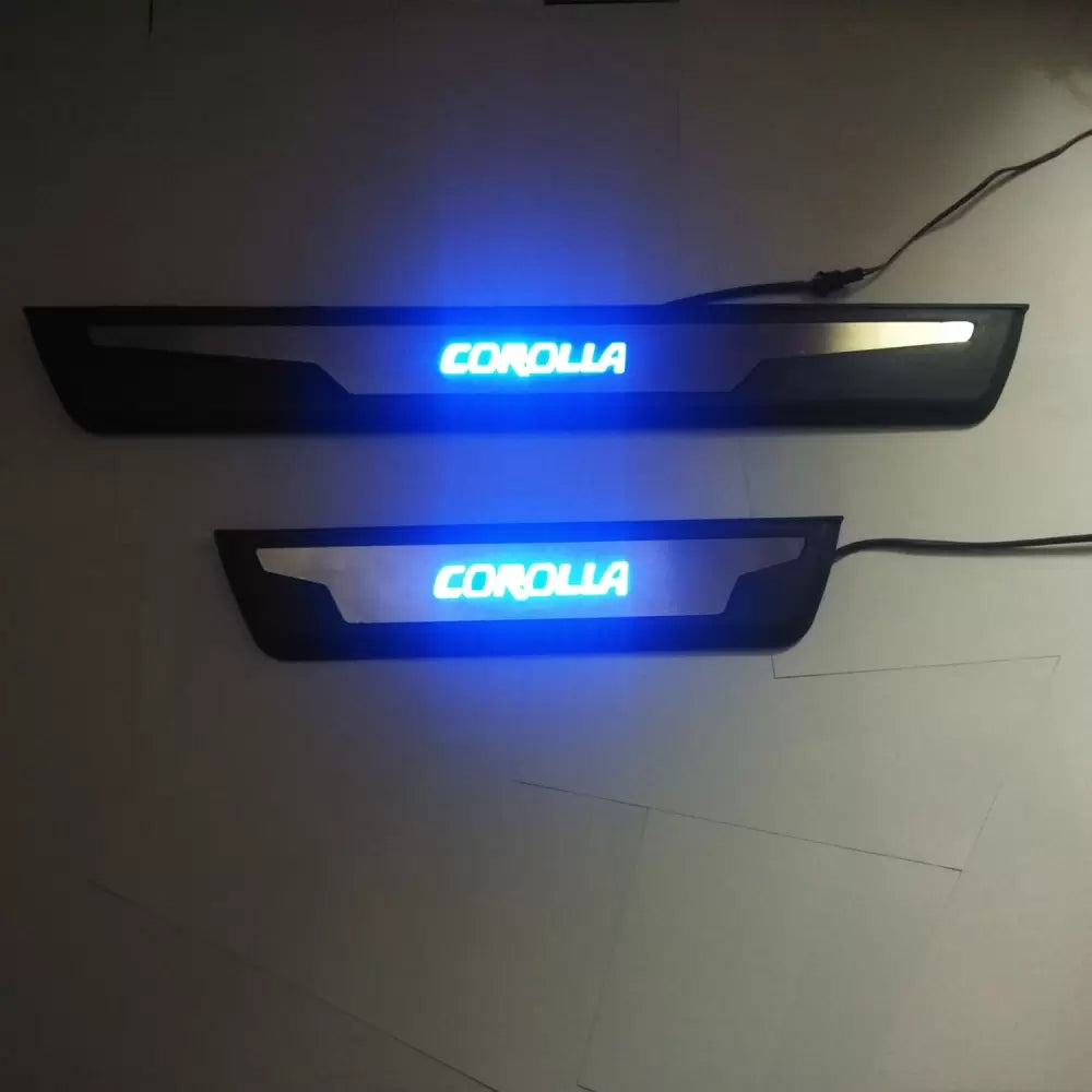 Toyota Corolla Altis New OEM Led Scuff Door Side Sill Plates - 4 Pieces

by Imported