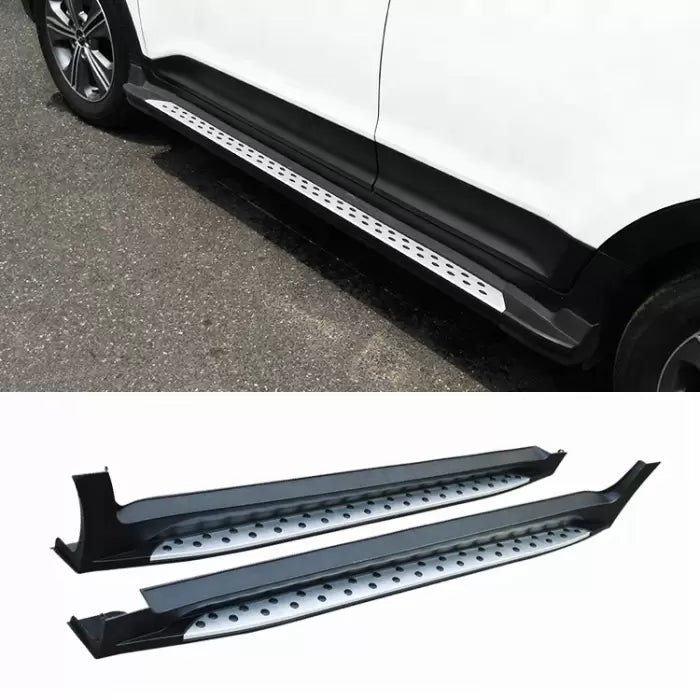 Hyundai Creta 2015-2018 Side Foot Stepper in ABS Stainless Steel Integrated Metal Reinforced

by Imported