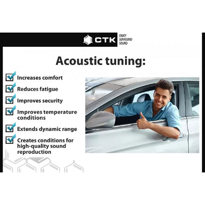 Car Sound Deadening Damping Sheet 1.800mm (500*750) - 12 Sheet

by CTK