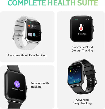 TAGG Verve Edge 1.69" OGS display,complete Health Tracking,upto 7 days battery life Smartwatch