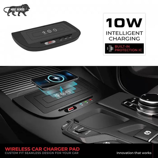 GFX 10W Wireless Car Mobile Charger For Kia Seltos HTE, HTK, HTK+, HTX 2019 Onward

by GFX