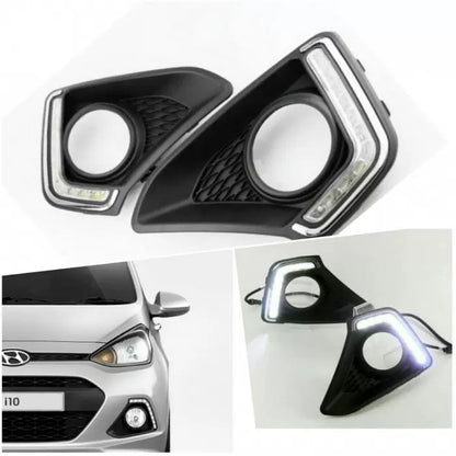 Hyundai Grand i10 2014-2017 LED DRL Day Time Running Lights (Set of 2Pcs.)

by Imported