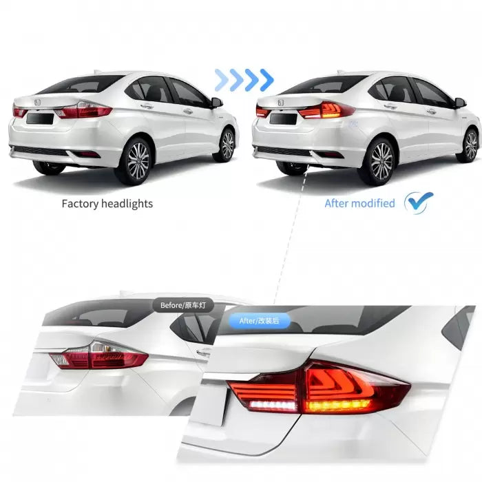 Honda City 2014-2020 Custom Modified BMW Style Tail Light With Matrix Turn Signal

by V-Land