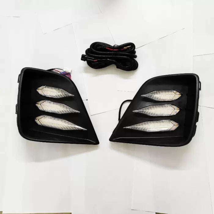 Honda City New 5th Generation 2020 Onwards LED DRL Day Time Running Lights with Turn Signal (Set of 2Pcs.)

by Imported