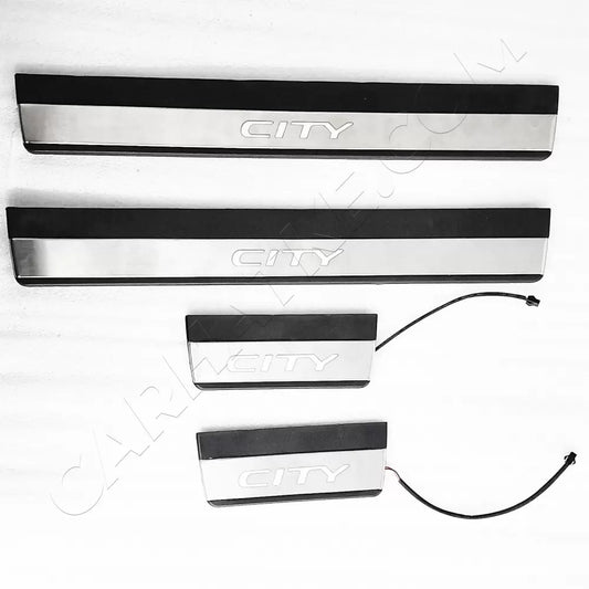 Honda City 2014-2019 Door Opening OEM Led Scuff Sill Plates - 4 Pieces

by Imported