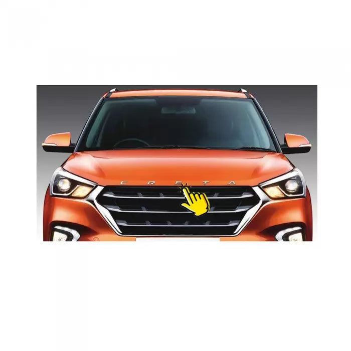 Hyundai Creta Logo Chrome 3D Letter Emblem Full Set in High Quality ABS Material

by Galio