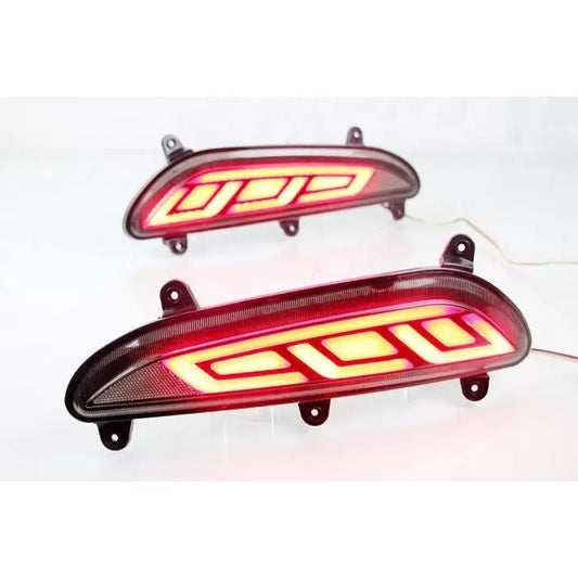 Hyundai i20 Elite 2014-2018 Bumper LED Reflector Lights  in Tail Light Design (Set of 2Pcs.)

by Imported
