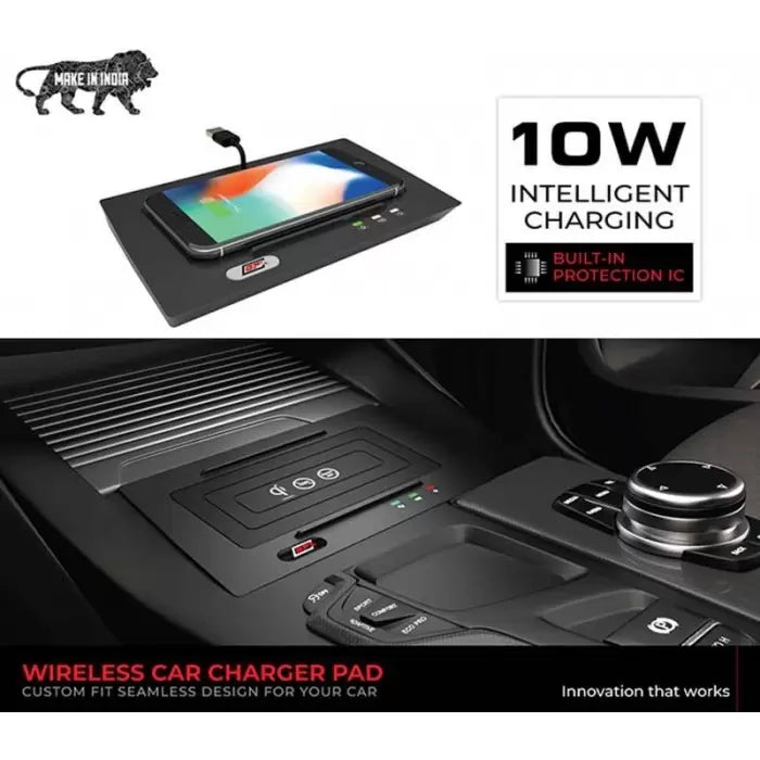 GFX 10W Wireless Car Mobile Charger For Hyundai New Venue Facelift 2022 Onward

by GFX