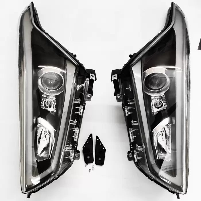 Hyundai Creta Facelift 2018-2020 Modified Headlight with Drl and HID Projector Lamp (Set of 2Pcs.)

by Imported