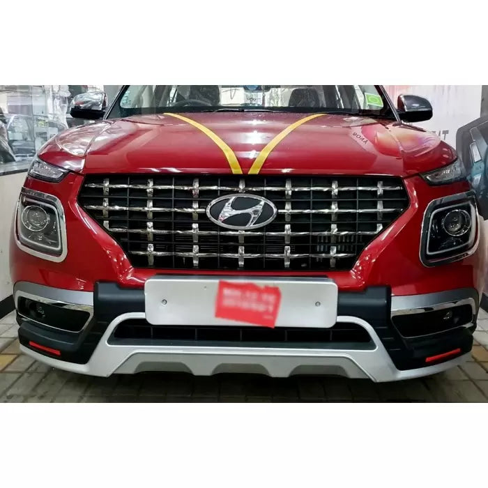 Hyundai Venue 2019-2022 Front and Rear Bumper Guard Protector in High Quality ABS Material

by imported