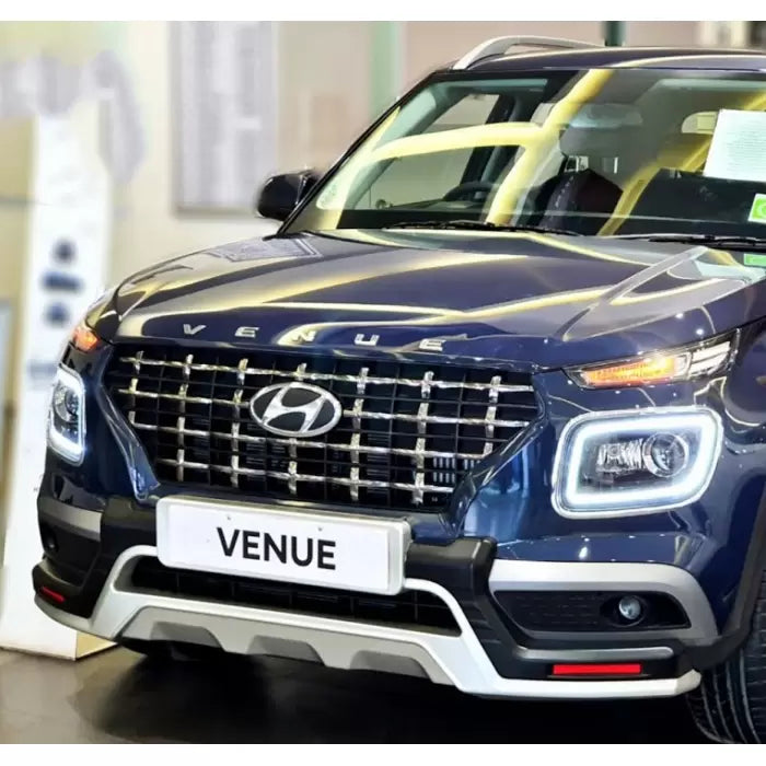 Hyundai Venue 2019-2022 Front and Rear Bumper Guard Protector in High Quality ABS Material

by imported