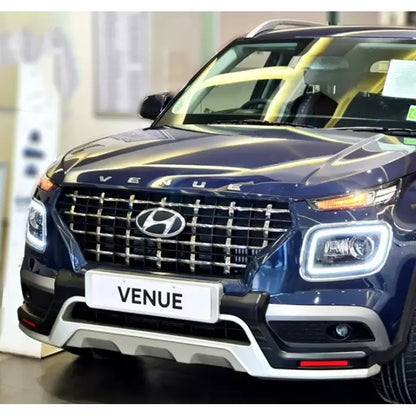 Hyundai Venue 2019-2022 Front and Rear Bumper Guard Protector in High Quality ABS Material

by imported