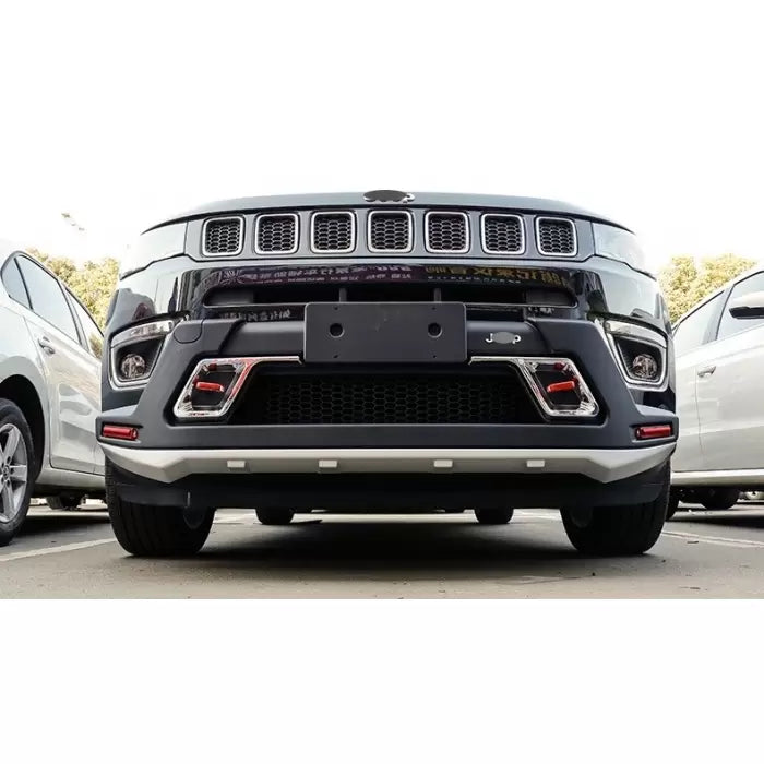 Jeep Compass 2017 Front and Rear Bumper Guard Protector in High Quality ABS Material

by imported