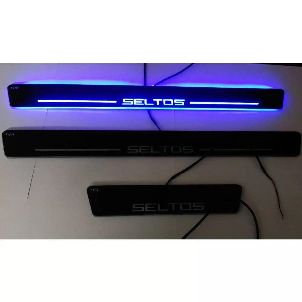 Kia Seltos 2019 Onwards Door Opening Matrix Moving LED Footstep - 4 Pieces

by Imported