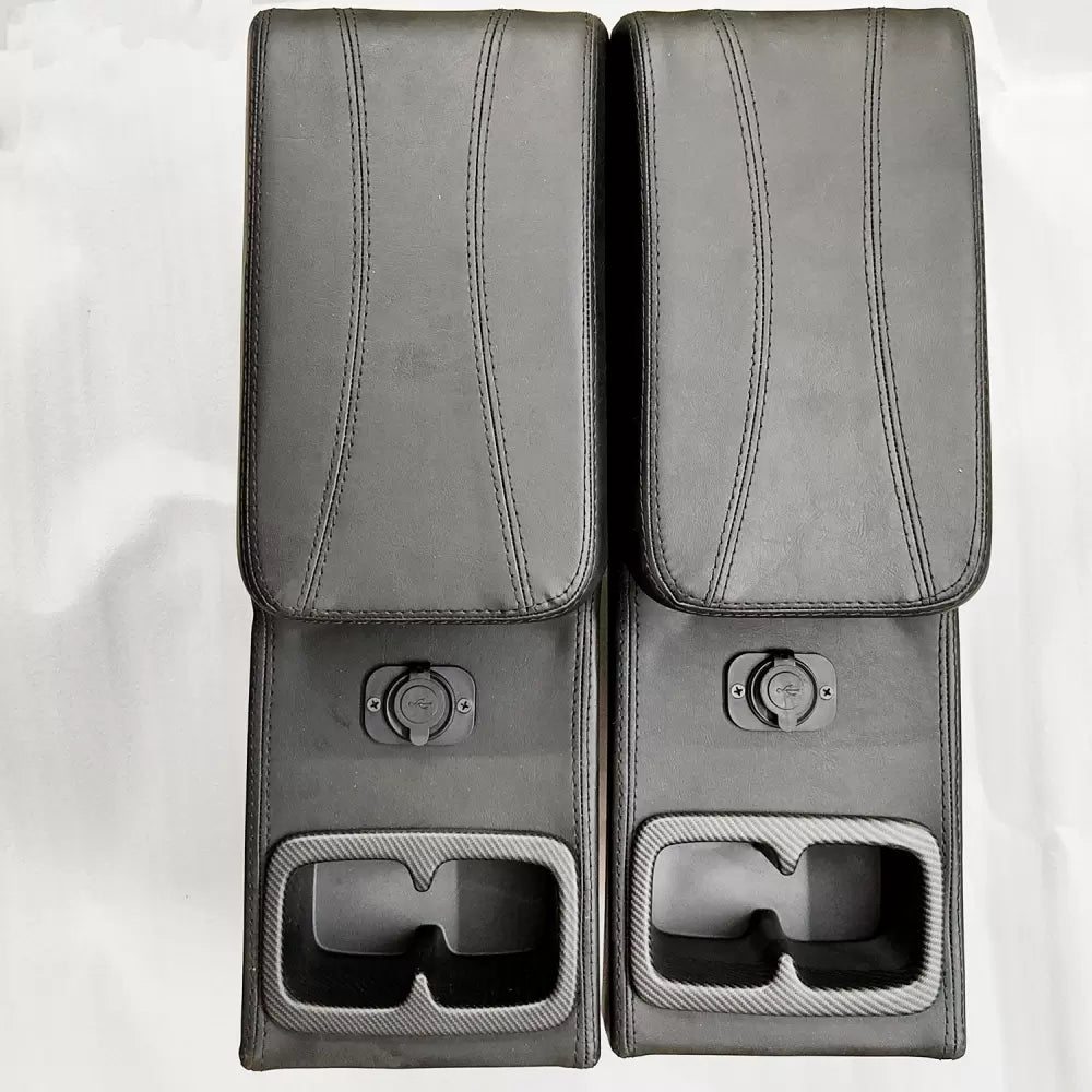 Mahindra Thar 2020 Onwards Luxury Armrest Console - Set Of 3