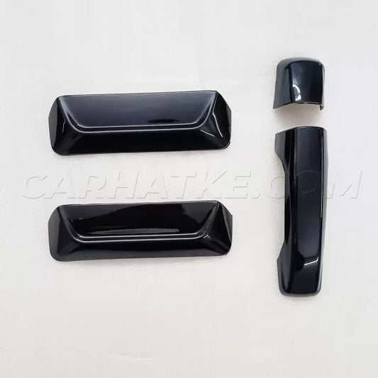 Mahindra New Thar 2020 Onward Piano Black Glossy Finish Handle Cover - Set of 3

by Imported