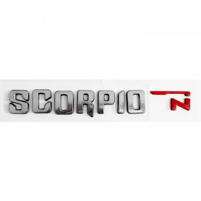 Mahindra Scorpio N Chrome 3D Letter Emblem Full Set in High Quality ABS Material

by Galio