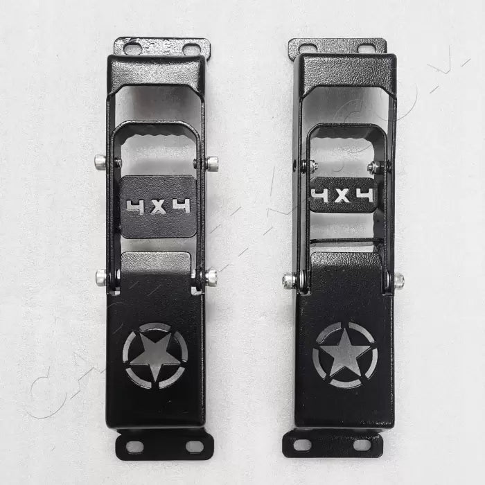 Mahindra Thar 2020 Onwards Matte Black Door Hinge Step (Set of 2)

by Imported