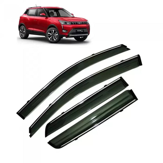 Mahindra Xuv 300 2019 Onward Car Window Door Visor with Chrome Line (Set Of 4Pcs.)

by Imported