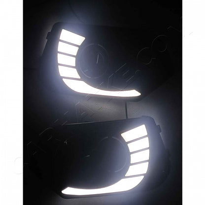 Maruti Dzire 2017 - 2019 Led DRL Daytime Running Lights With Matrix Turn Signal - Set of 2Pcs

by Imported