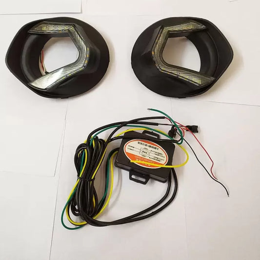 Honda WRV 2017 Onwards LED DRL Day Time Running Lights with Matrix Signal - Set of 2 Pcs

by Imported