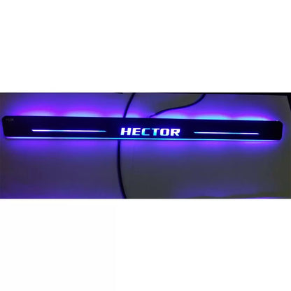 MG Hector Door Scuff LED Matrix Moving Light Foot Step Sill Plate Guard - 4 Pieces

by Imported