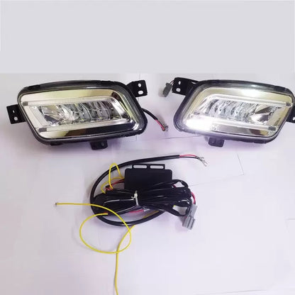 Ford New Endeavour Front LED DRL Daytime Running Light & Fog Lamp with Indicator (Set of 2Pcs.)

by Imported