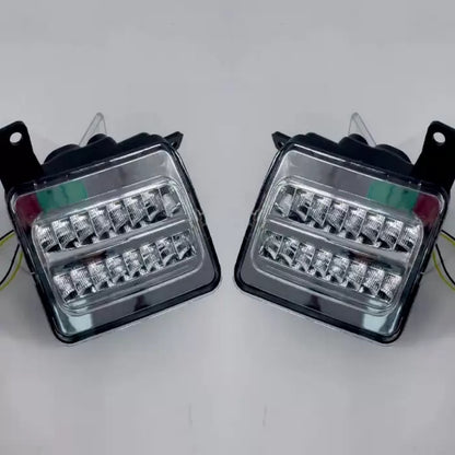 Mahindra Thar 2020 Onward Front Fender LED DRL Light With Matrix Turn Signal - Set of 2

by Carhatke