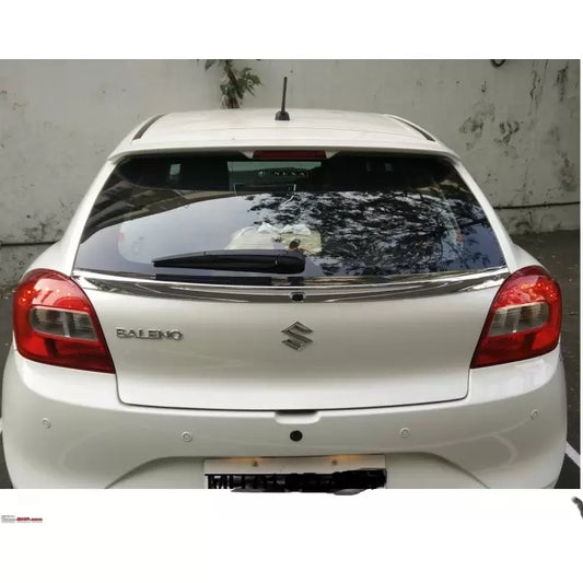 Maruti Suzuki Baleno Rear Dicky Chrome Spoiler With Camera Hole

by Imported