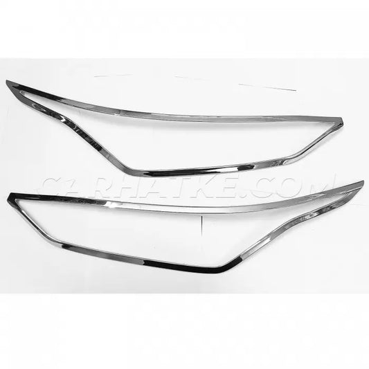 Nissan Magnite 2020 Onwards Headlight Chrome Garnish Cover (Set of 2Pcs.)

by Galio