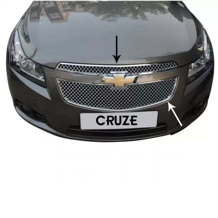 Premium Quality Front Chrome Grill For Chevrolet Cruze Old Set Of 2

by Imported