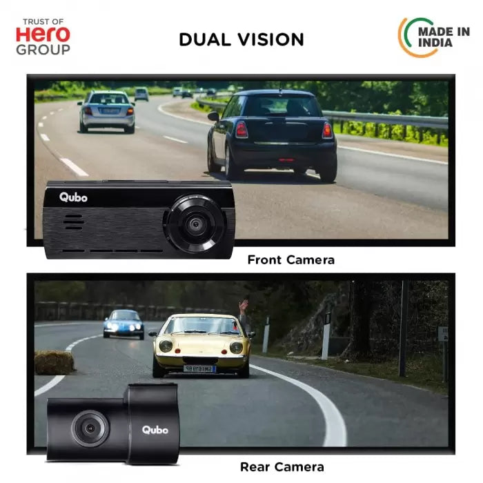 Qubo Car Dash Camera True 4K 2160P UHD Dual Channel

by Qubo