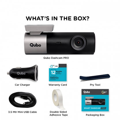 Qubo Smart Car Dash Camera Pro With GPS

by Qubo