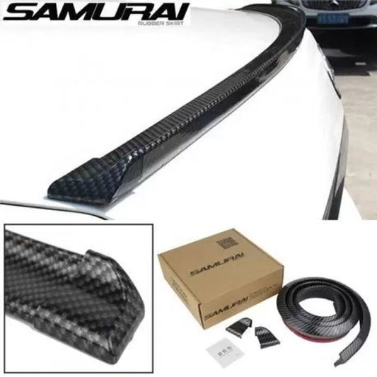 Samurai Spoiler Lip For Sedan Car Carbon Fiber Finish 

by Samurai