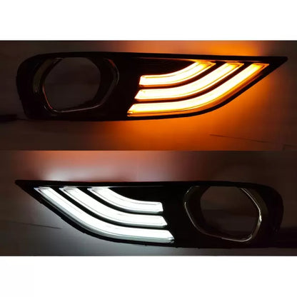 Tata New Tigor Facelift 2020 Front LED DRL Day Time Running Lights with Matrix Turn Signal Indicator (Set of 2Pcs.)

by Imported