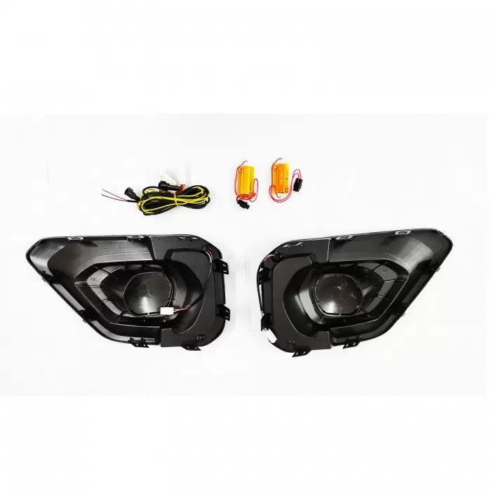 Tata Nexon 2020 Onwards Front LED DRL Day Time Running Lights with Matrix Turn Signal Indicator (Set of 2Pcs.)

by Imported